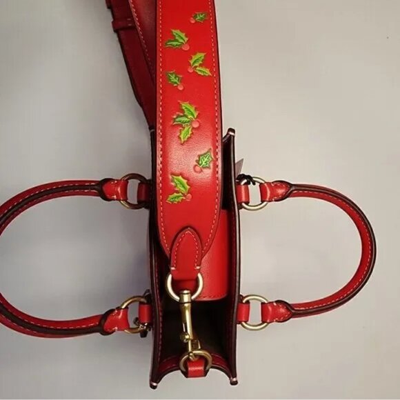 Coach Disney Colab. North South Mini Tote w Minnie Mouse Red Spec. Coll. NEW - Picture 6 of 13